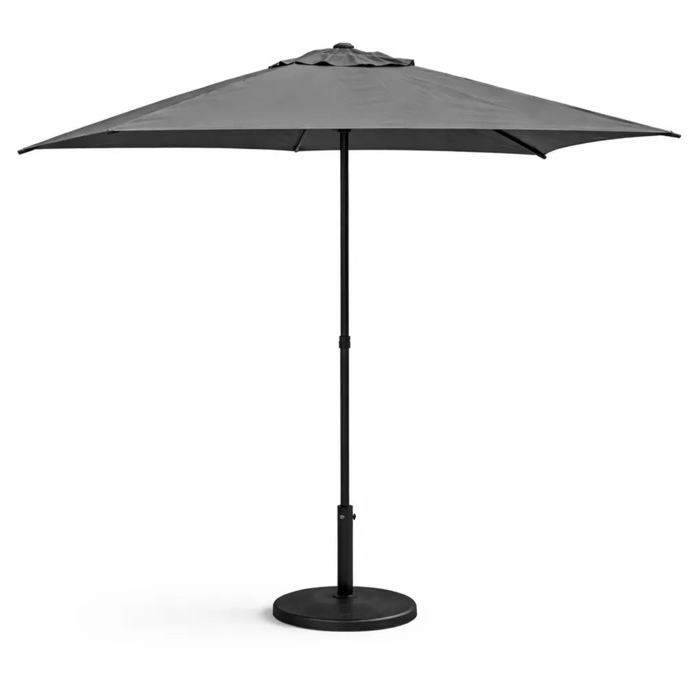 Parasol Carré avec Haute Protection UV, Toile Amovible, Structure en Acier