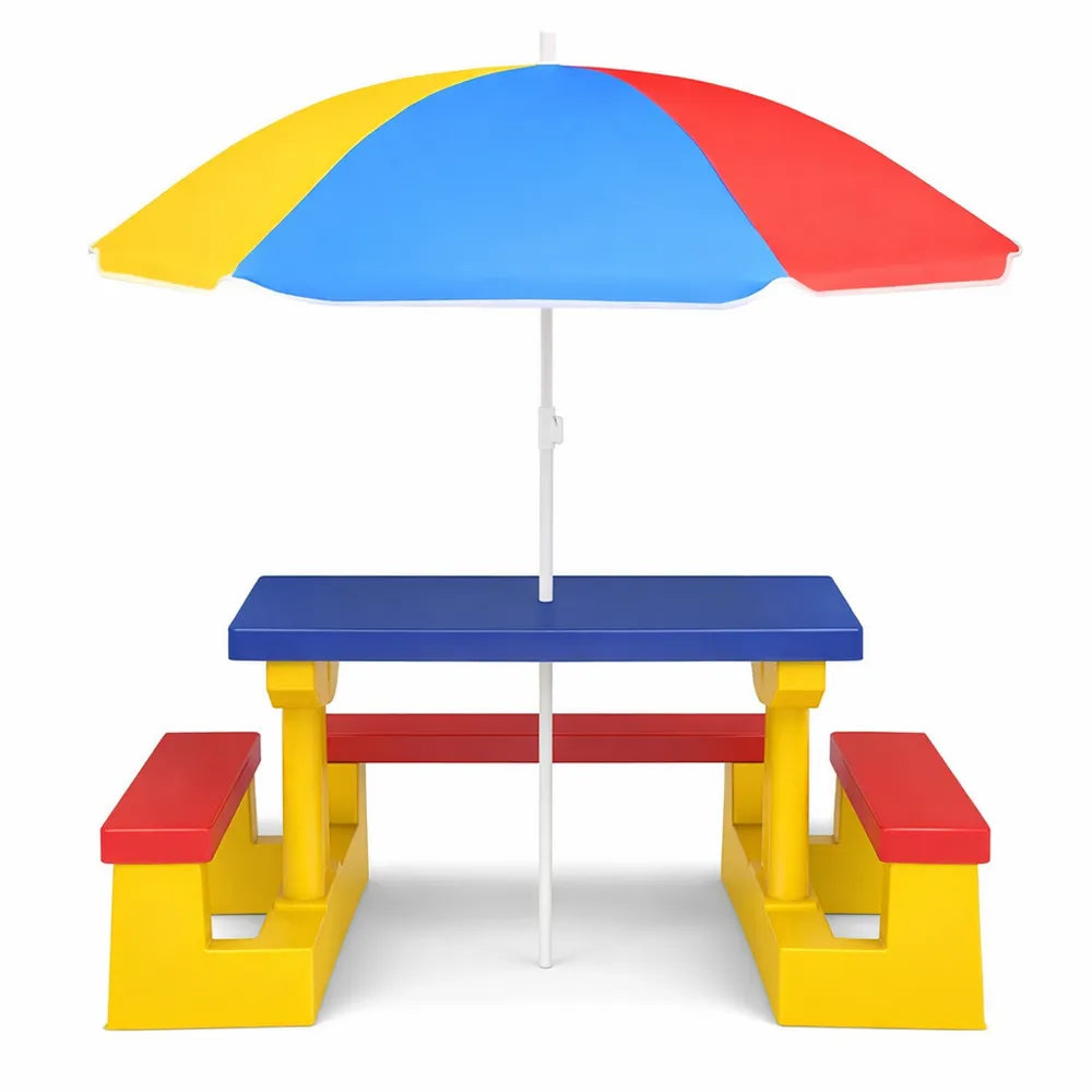 Ensemble de Pique-Nique pour Enfants avec Parasol Inclus