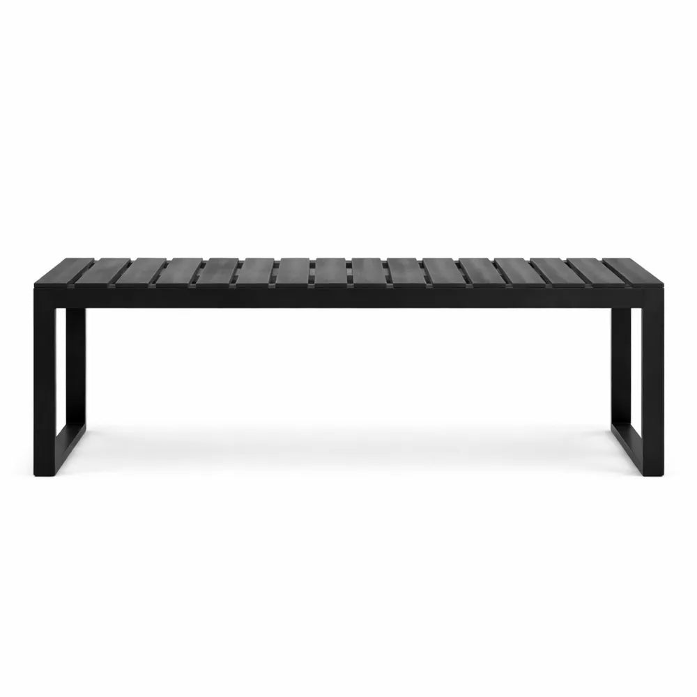 Banc extérieur résistant aux intempéries pour jardin et terrasse